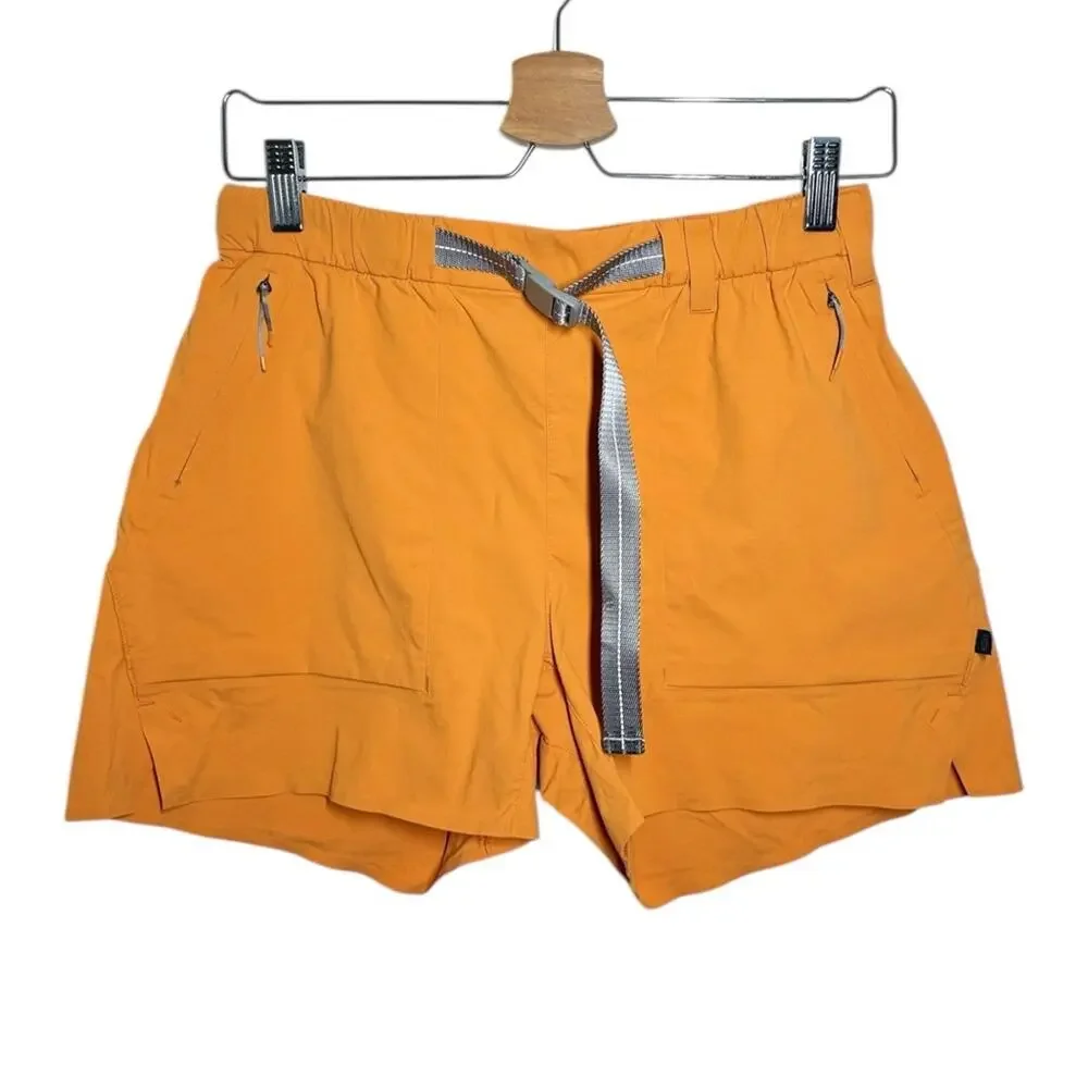 Lululemon Lab Tangerine Orange Outdoor Indoor Kosaten Shorts - 6